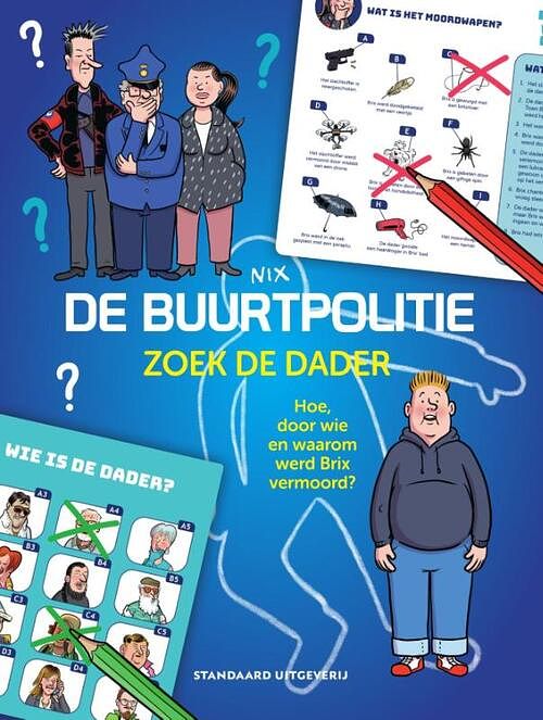 Foto van De buurtpolitie: zoek de dader - nix - paperback (9789002278167)