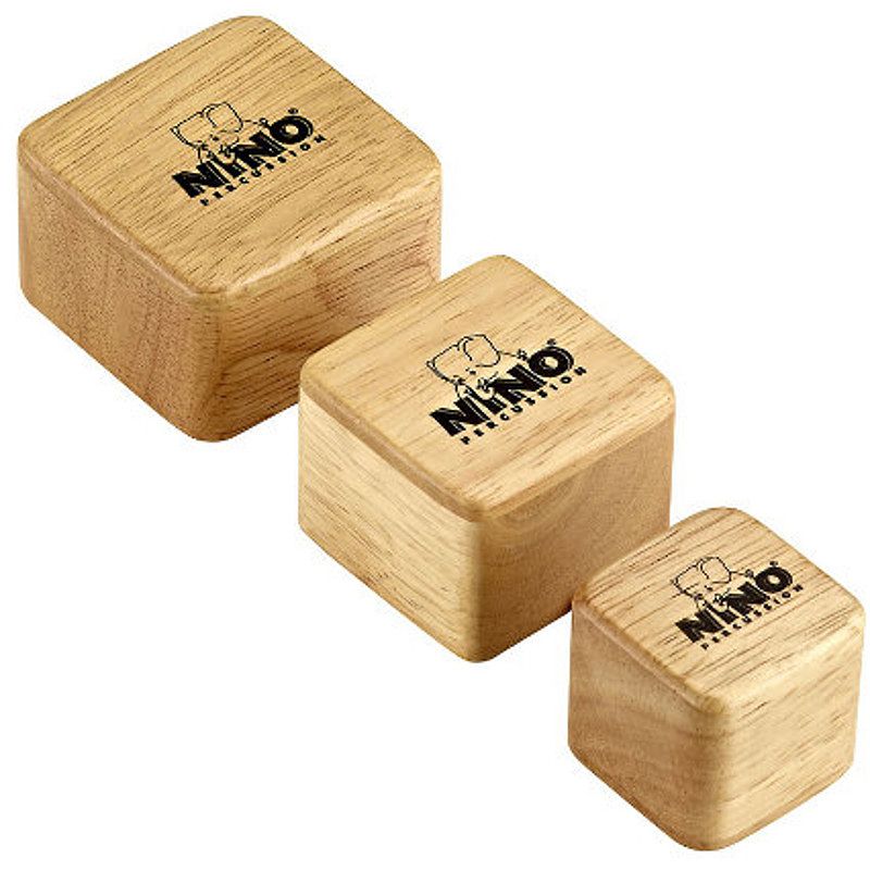 Foto van Nino percussion nino507 houten shaker set vierkant