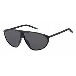 Foto van Tommy hilfiger zonnebril 0027/s unisex cat.3 nylon zwart/grijs