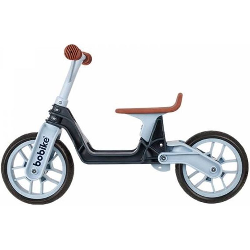 Foto van Bobike loopfiets met 2 wielen balance bike 10 inch junior blauw