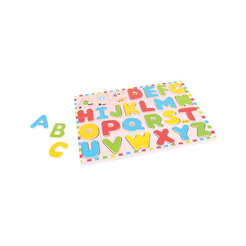 Foto van Bigjigs inlegpuzzel hoofdletter alfabet