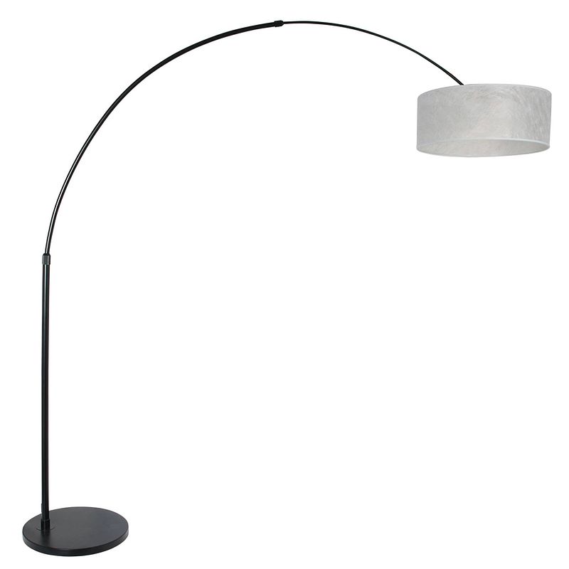 Foto van Moderne vloerlamp - steinhauer - metaal - modern - e27 - l: 160cm - voor binnen - woonkamer - eetkamer - zwart