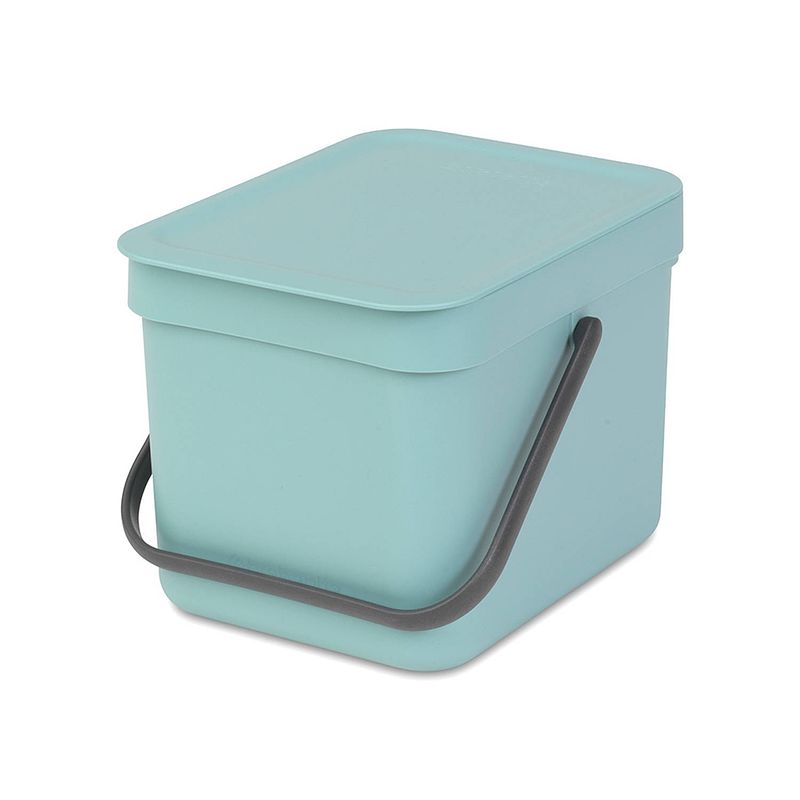 Foto van Brabantia sort & go afvalemmer 6 liter - mint