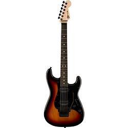 Foto van Charvel pro-mod so-cal style 1 hh fr e ebony three-tone sunburst elektrische gitaar