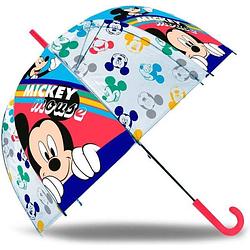Foto van Disney mickey mouse kinderparaplu - blauw/rood - d61 cm - paraplu'ss