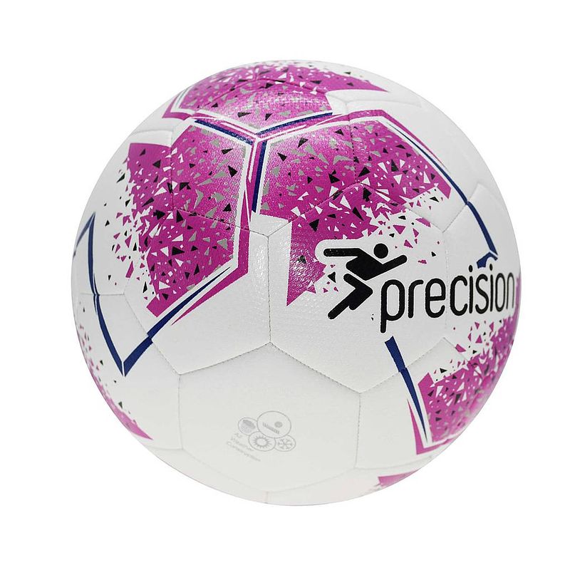 Foto van Precision trainingsbal fusion 350-390 gr pu wit/paars maat 4