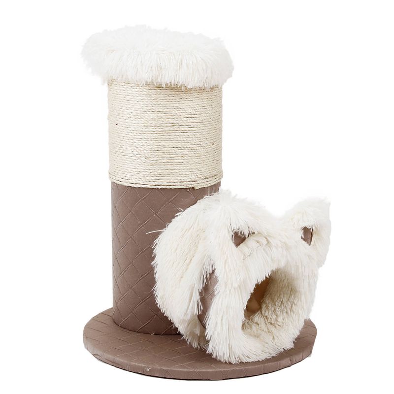 Foto van Nobleza katten krabpaal 40izv - kattenhuis - 45 x 45 x 54 cm - beige