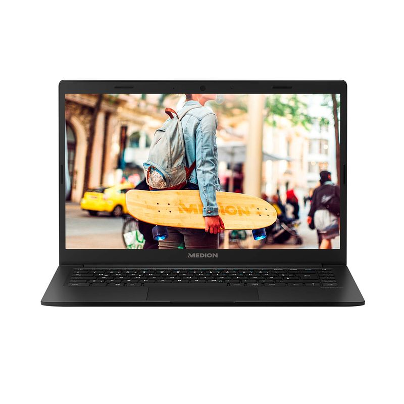 Foto van Medion akoya e4251 - laptop - 14 inch - zwart