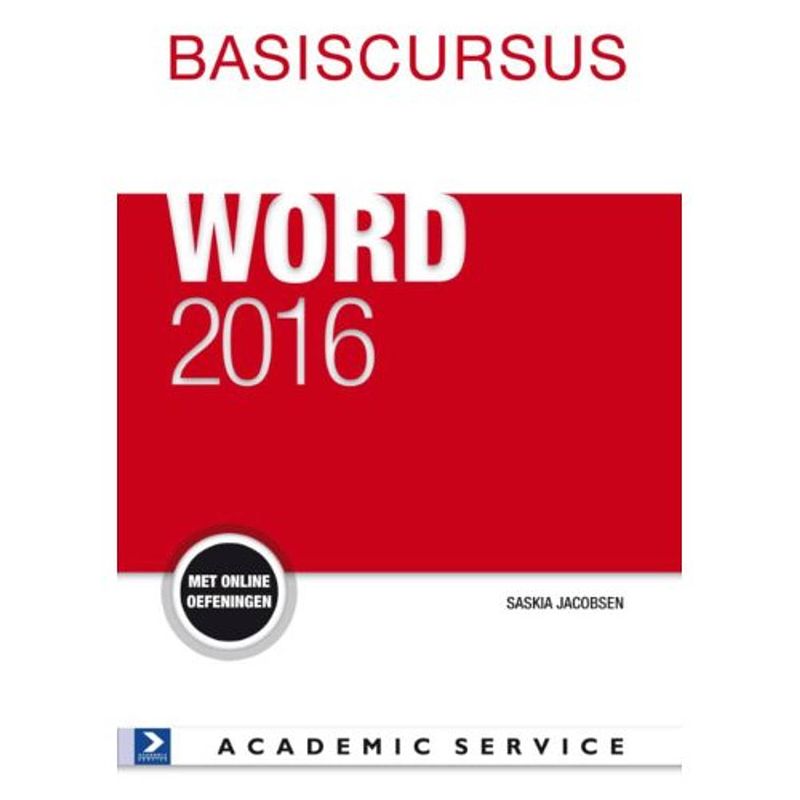 Foto van Basiscursus word / 2016