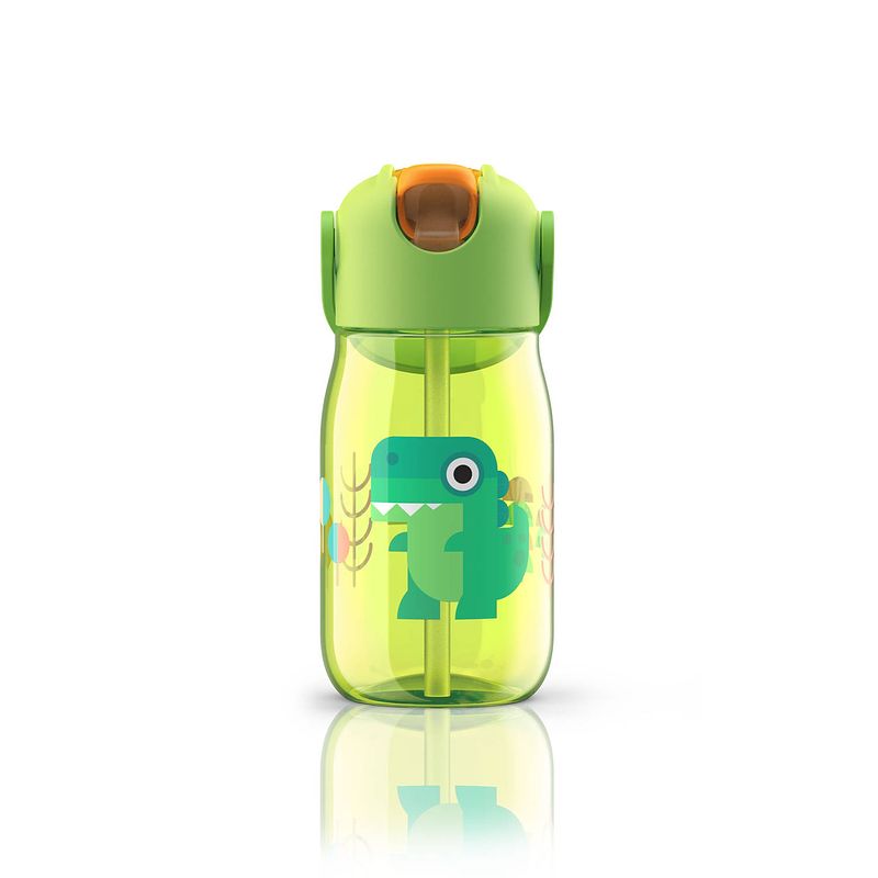 Foto van Zoku drinkbeker kids flip met rietje 415 ml