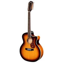 Foto van Guild f-2512ce deluxe antique burst westerly 12-snarige elektrisch-akoestische gitaar