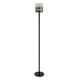 Foto van Highlight vloerlamp salerno h 157 cm zwart