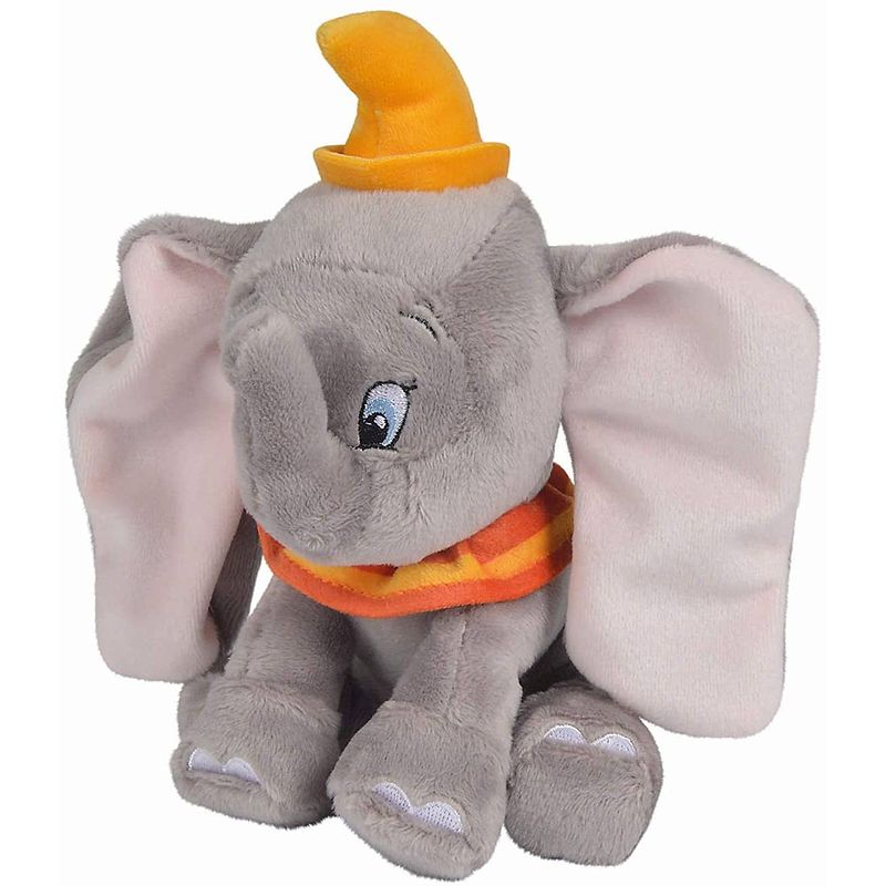 Foto van Nicotoy knuffel disney dumbo junior 17 cm pluche grijs