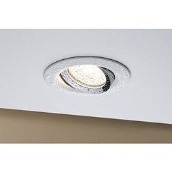 Foto van Paulmann nova inbouwlamp voor badkamer halogeen gu10 35 w ip65 wit (mat), chroom