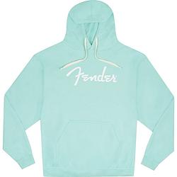 Foto van Fender spaghetti logo hoodie daphne blue l