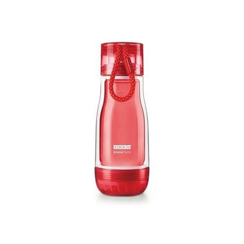 Foto van Set van 2 - drinkbeker hydration everyday 0,32l rood - zoku