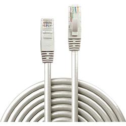 Foto van Lindy 48005 rj45 netwerkkabel, patchkabel cat 6 u/utp 5.00 m grijs snagless 1 stuk(s)