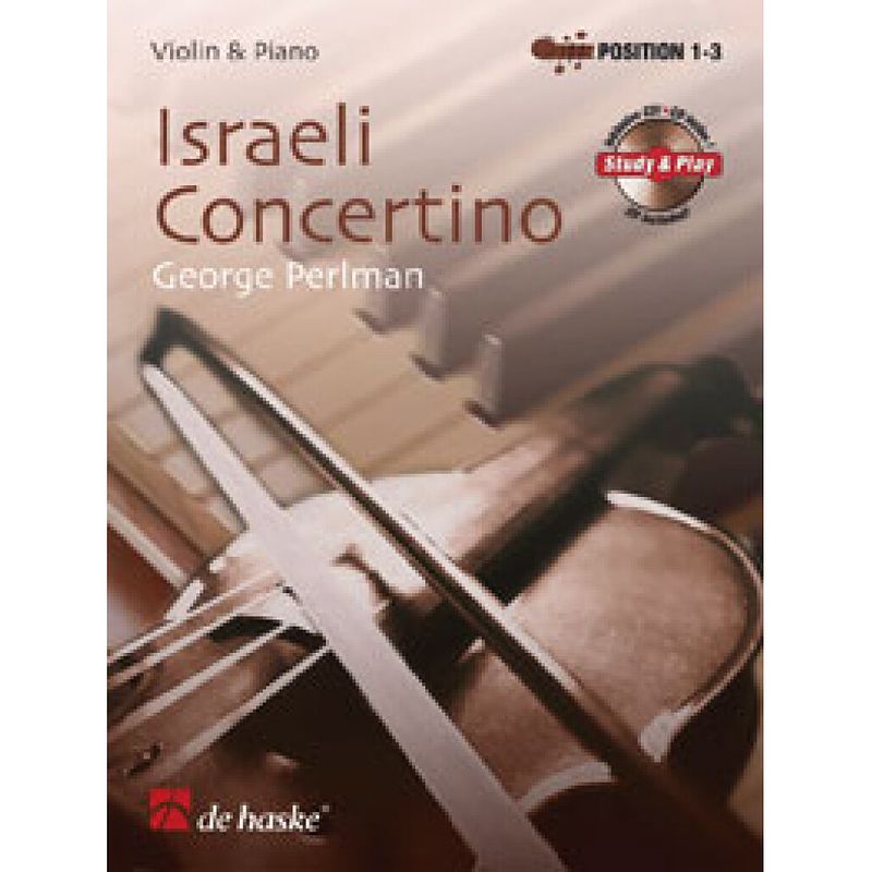 Foto van De haske israeli concertino boek voor viool