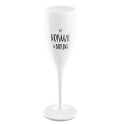 Foto van Champagneglas 'snormal is boring's - koziol cheers no. 1