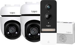 Foto van Tp-link tapo c500 2-pack + smart battery video doorbell d230s1