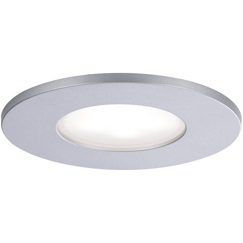 Foto van Paulmann calla led-inbouwlamp voor badkamer 5 w ip65 chroom (mat)