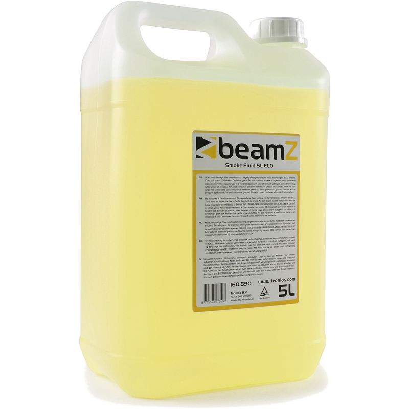 Foto van Beamz fsmf5e-y standaard rookvloeistof 5 liter eco