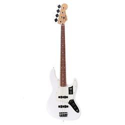 Foto van Fender player jazz bass polar white pf