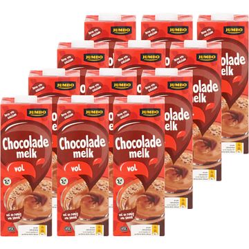 Foto van Jumbo chocolademelk vol 12 x 1l