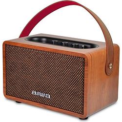 Foto van Aiwa mi-x100 retro x - bluetooth speaker (brown)