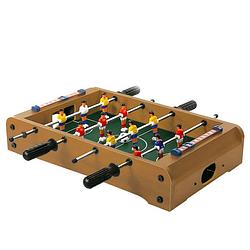 Foto van Decopatent® tafelvoetbal spel - voetbaltafel - voetbal tafelspel -