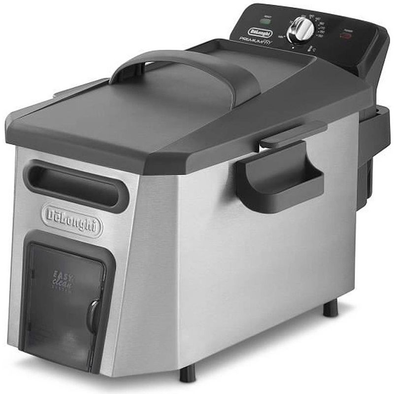 Foto van Delonghi f44510cz familyfry semi-professionele elektrische friteuse - roestvrij staal