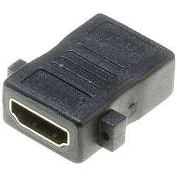 Foto van Lyndahl lkpa008 hdmi adapter [1x hdmi-bus - 1x hdmi-bus] zwart vergulde steekcontacten