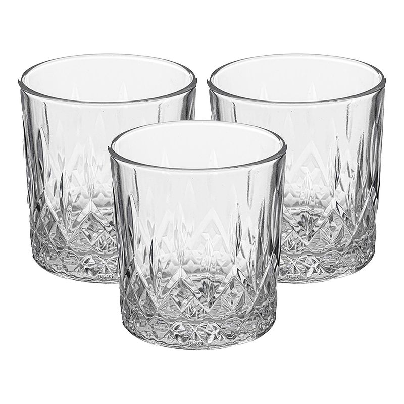 Foto van Secret de gourmet drinkglazen - set 8x stuks - 240 ml - glas - transparant - luxe uitstraling - drinkglazen