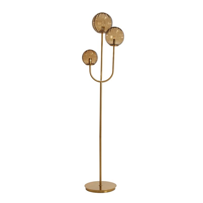 Foto van Light & living - vloerlamp magdala - 38x20x162cm - goud