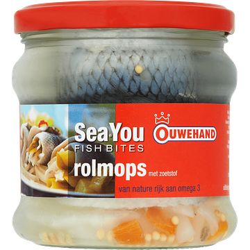 Foto van Ouwehand sea you fish bites rolmops 355g bij jumbo