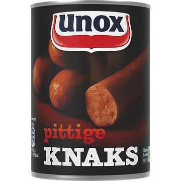 Foto van Unox worst knaks pittig 400g bij jumbo