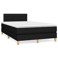 Foto van The living store boxspringbed - pocketvering - 120x200 cm - zwart