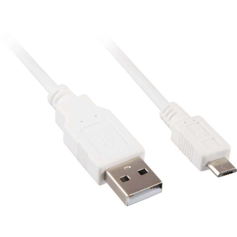 Foto van Usb 2.0 kabel, usb-a > micro usb-b