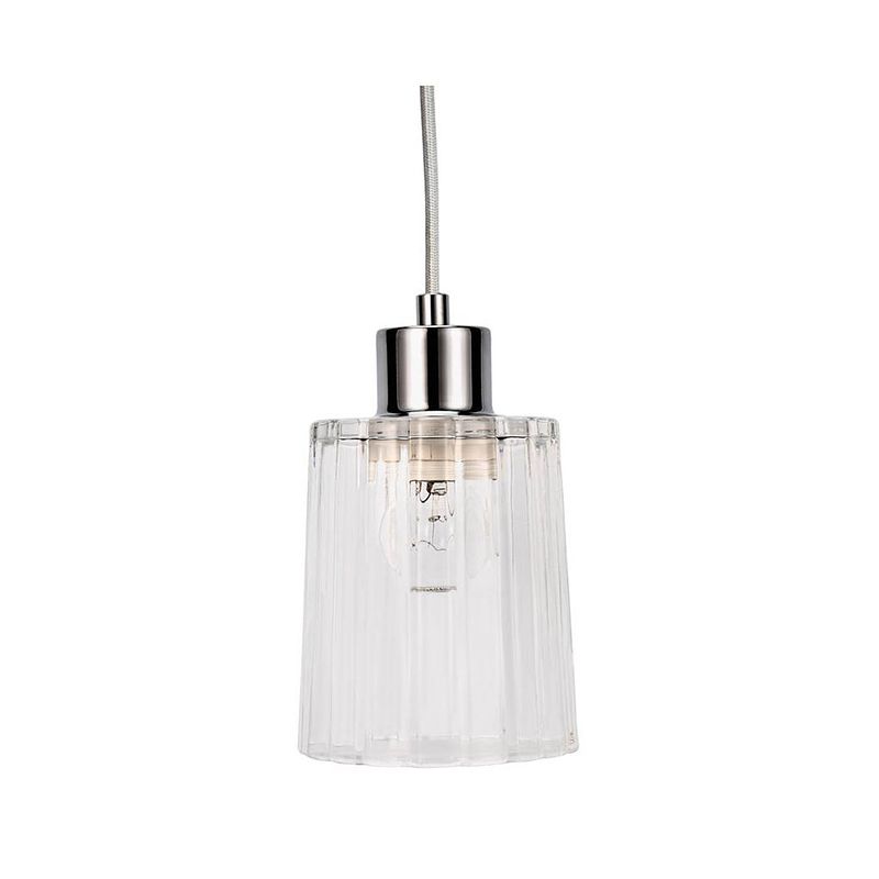 Foto van Pauleen gleaming white hanglamp - ø 11cm - e27 - glas