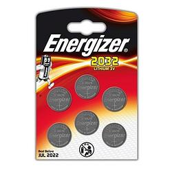 Foto van Energizer batterij knoopcel lithium 3v cr2032 6 stuks