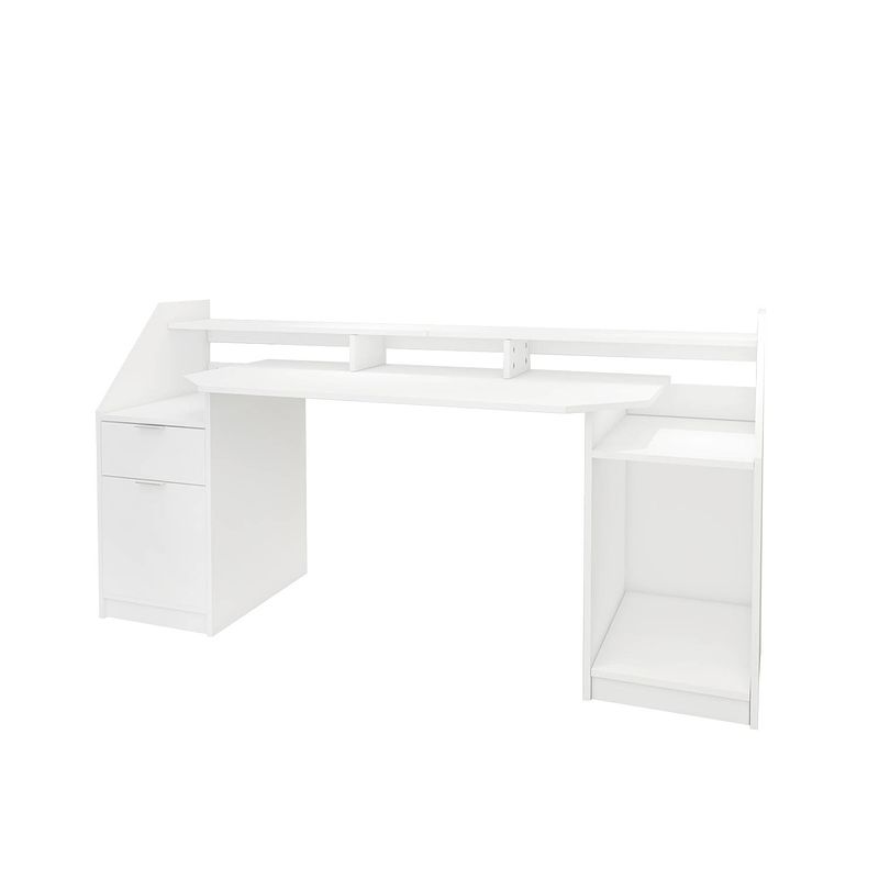 Foto van Bureau met lade 180x90 cm wit mdf ml-design