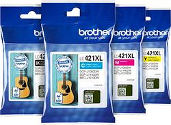 Foto van Brother lc-421xl cartridge combo pack