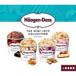 Foto van Haagendazs the mini joys collection ijs 4 x 81g bij jumbo