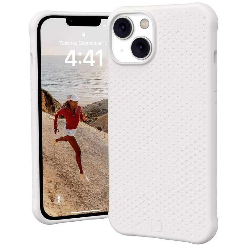 Foto van Urban armor gear dot magsafe case apple iphone 14, iphone 13 transparant