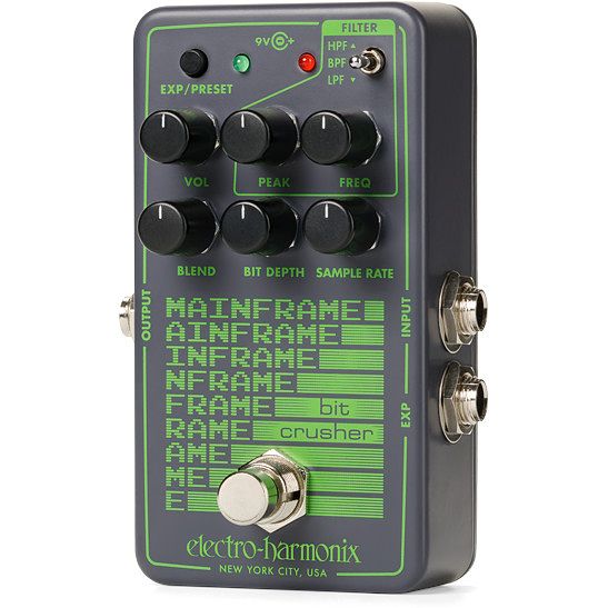 Foto van Electro harmonix mainframe bit crusher effectpedaal