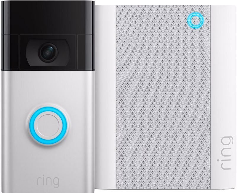 Foto van Ring video doorbell gen. 2 nikkel + chime gen. 2 (2020)