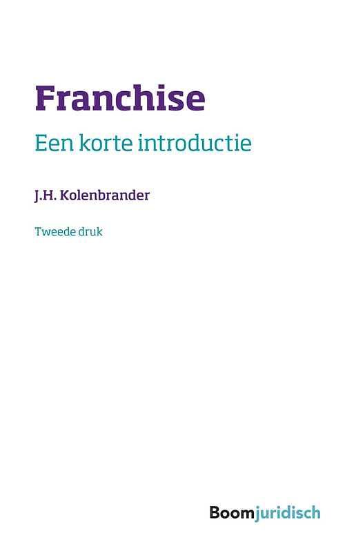 Foto van Franchise - j.h. kolenbrander - ebook (9789089742162)