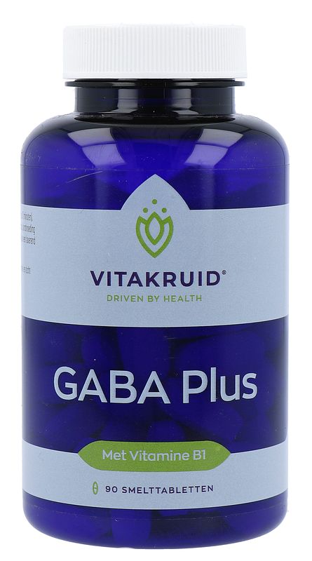 Foto van Vitakruid gaba plus smelttabletten - voor het concentratievermogen en de gemoedstoestand -