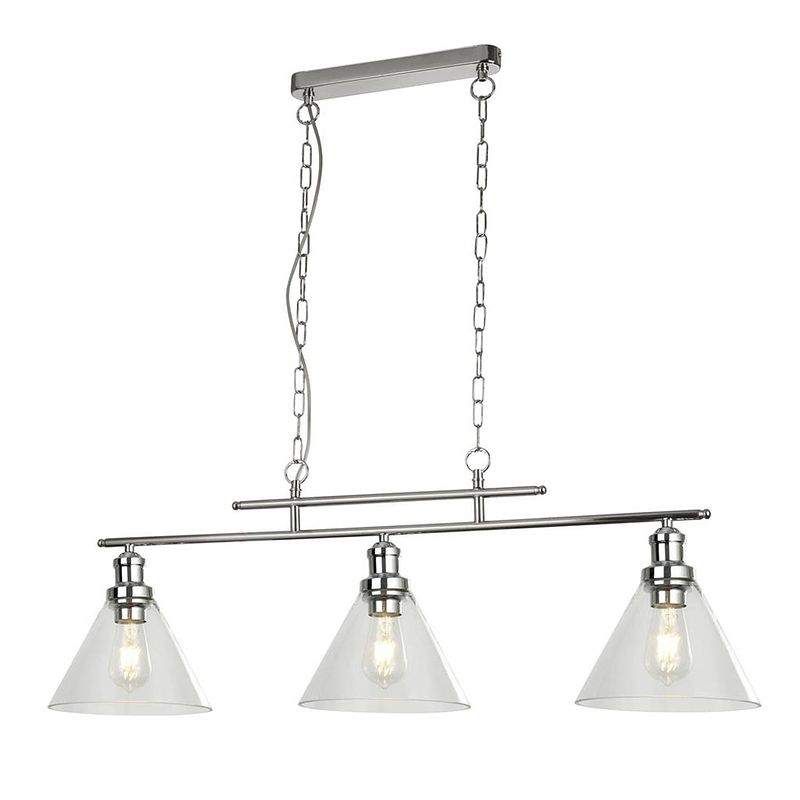 Foto van Landelijke hanglamp - bussandri exclusive - metaal - landelijk - e27 - l: 95cm - voor binnen - woonkamer - eetkamer -