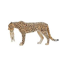 Foto van Mojo wildlife speelgoed cheetah vrouwtje met welp - 387167